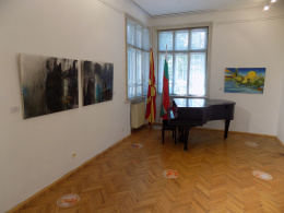 Изложба на Македонското участие в Международния художествен пленер в Созопол - Солей (фотография)