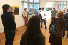 Изложба на Свилен Стефанов в КИЦ на РСМ в София, като част от проекта „Свързване“ (фотография) 
