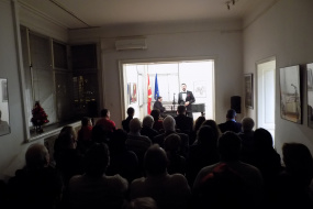 Предновогодишен концерт „Мала Италија патува со Павле Камилоски“ во КИЦ на РМ во Софија (фотографија)