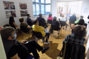 Промоцијата на книгата „Преобразби“ од Владимир Мартиновски во КИЦ на РСМ во Софија (фотографија)