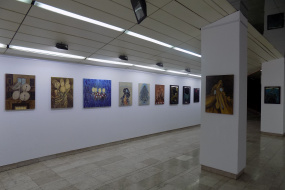 Изложба на слики од авторите Марјан Ѕин, Свилен Стефанов и Иво Пецов во Куманово (фотографија)