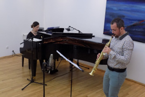Концерт на Нинослав Димов - саксофон и Мая Попович Караиванова - пиано (фотография)