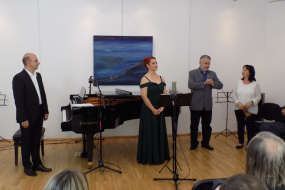 Концерт на Александра Коцевска - мецосопран и Глигор Гелебешев - пијано (фотографија)